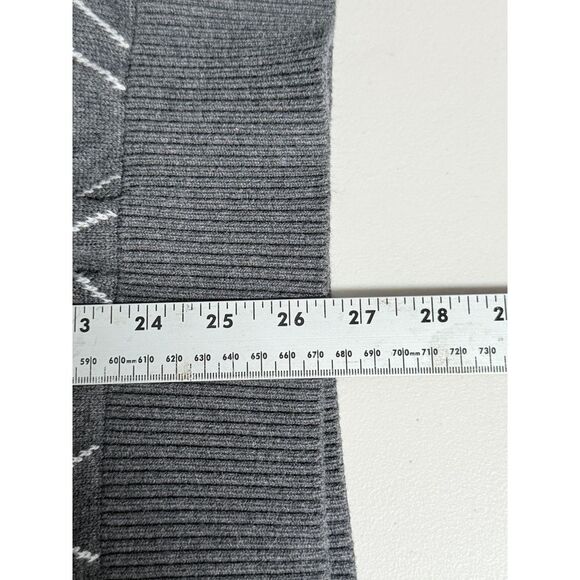Tommy Hilfiger 1/4 Zip Argyle Sweater Mens XL Gray Eclectic Grandpa Preppy - Picture 9 of 9